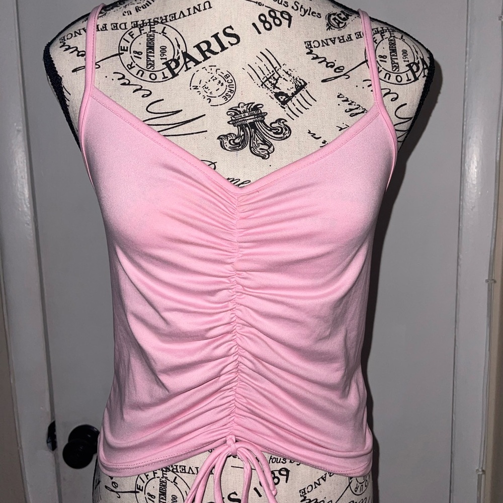 Gaze Light Pink Ruched Camisole